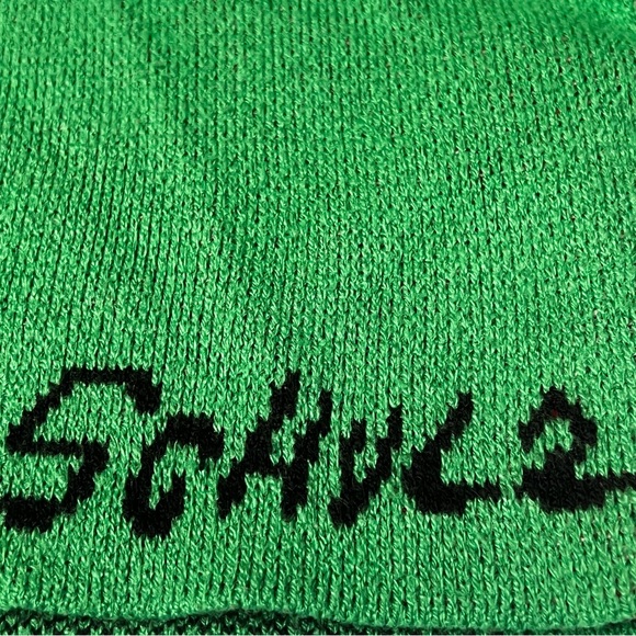 H&M Peanuts Snoopy Green Jacquard Knit Cropped Sweater “Vacay Mode" - Picture 6 of 10